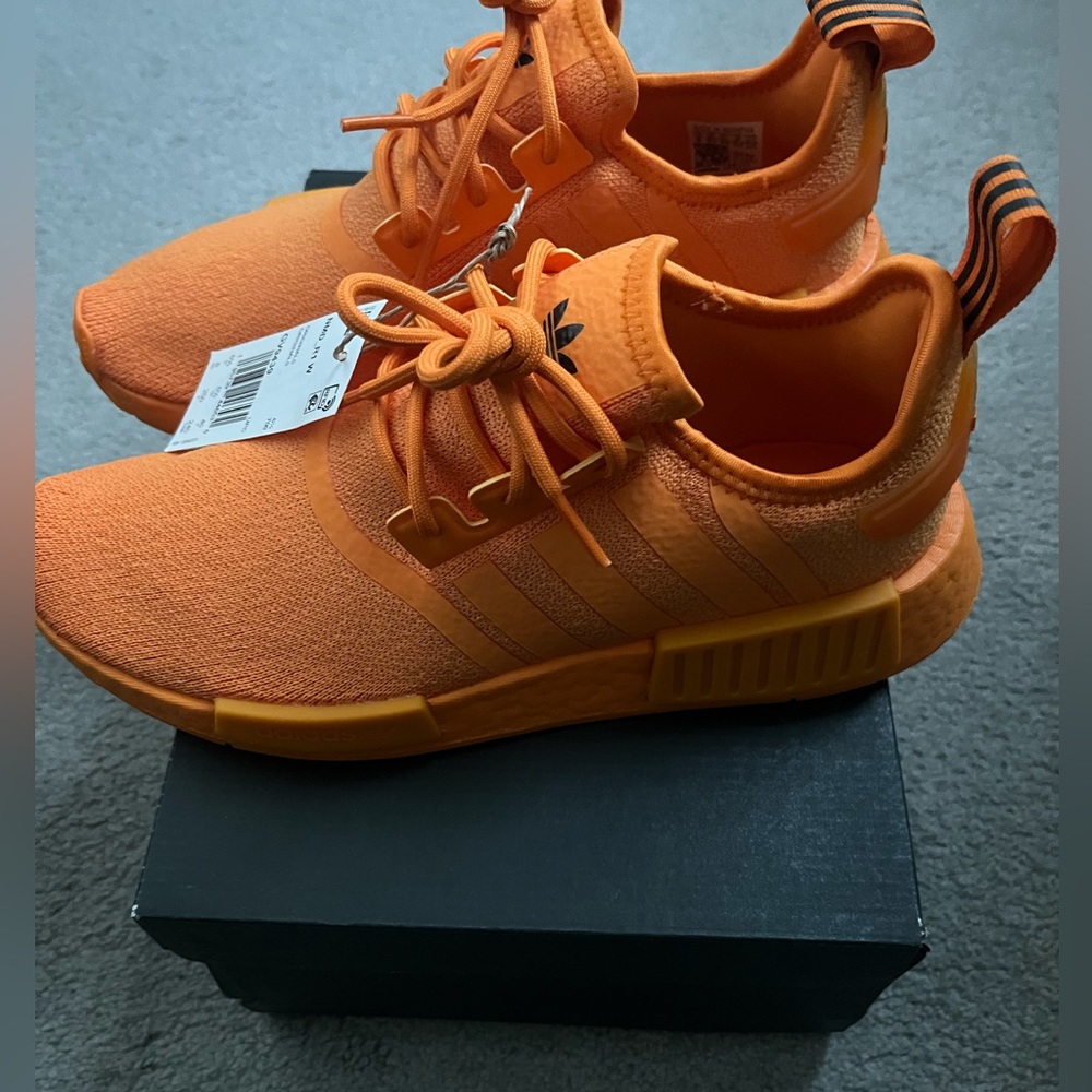 Women’s Adidas NMD_R1 orange size 8 new with box